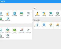clearFusionCMS Screenshots - Dashboard